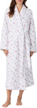 Eileen West Quilted Ballet Robe in Pink Bouqet at Nordstrom, Size Small