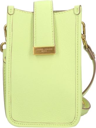 Gianni Chiarini Caterina Telefoonhouder - Dames - Schoudertassen - Groen - ONE Size - Leer - Tassen