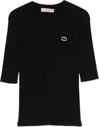 Twinset Mujer, Jerseys, Negro, Talla: S