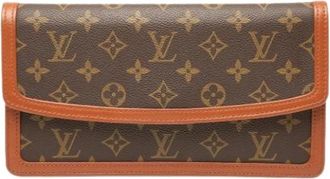 Louis Vuitton Pre-owned Pochette Dame PM - Dames - Vintage Accessoires - Bruin - ONE Size - Leer - Vintage