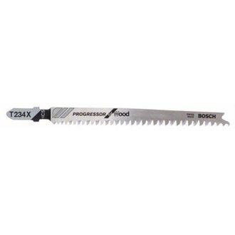 Bosch Professional 25 X Hojas De Sierra De Calar T 234 X (para Madera Blanda, Corte Recto, Accesorios Sierra De Calar) - Bosch