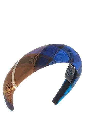 Vivienne Westwood Tartan Padded Headband - Blue