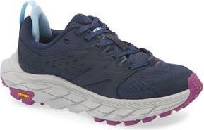 Hoka One One Anacapa Breeze Aero Low Breathable Trail Running Shoe in Outer Space /Harbor Mist at Nordstrom Rack, Size 6.5