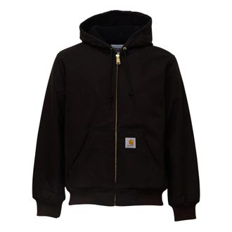 Carhartt Work in Progress Active Jacket (Winter) - Heren - Vesten met rits - Bruin - M - Katoen - Hoodies & sweatvesten