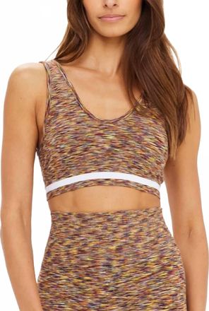 The Upside Seamless Daisy Bra In Dark Chocolate