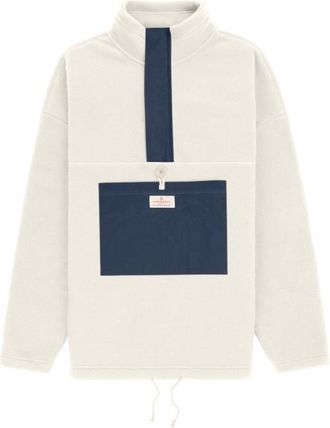 Amundsen Sports Vagabond Waxed Fleece Fleecepullover für Herren | weiß