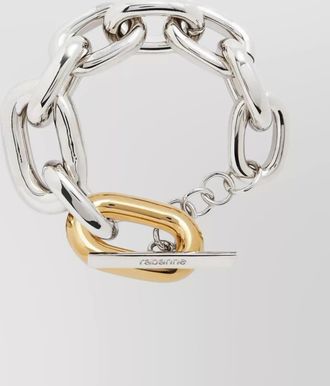 Paco Rabanne bi-color chain-link bracelet