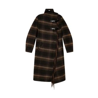 Isabel Marant Gihan Wool Coat - Coats - Mujer - Marr&oacute;n - 3XS