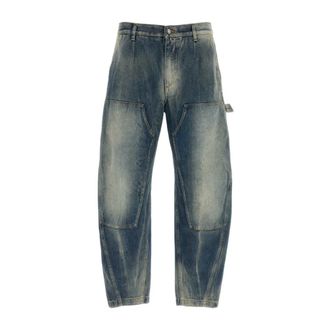 Dolce & Gabbana Loose-fit Jeans, male, Blue, Size: L Denim jeans