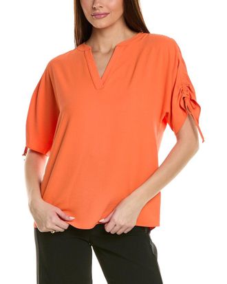Joseph Ribkoff Cinched Shoulder Top
