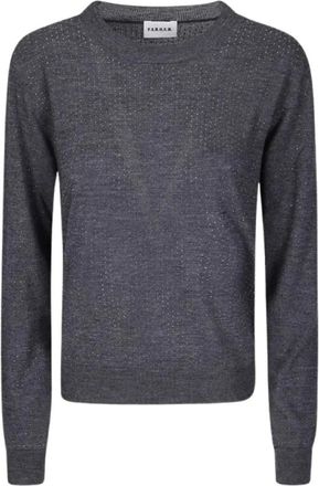 P.A.R.O.S.H. P.a.r.o.s.h., Truien & Vesten, Dames, Grijs, XS, Lark 020 Ronde hals gebreid