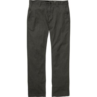 Volcom Frickin Modern Fit Stretch Chino Pants in Charcoal Heather at Nordstrom, Size 30 X 32