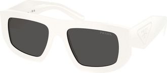 Prada PR D04SU 17K08Z Womens Sunglasses White Size 53