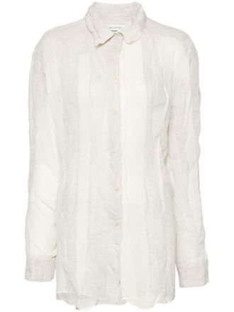 CHRISTOPHER ESBER Spliced blouse - Beige
