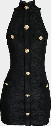 Balmain Baroque Bouclette Bodycon Mini Dress