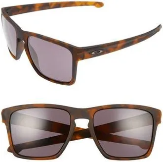 Oakley 57mm Silver XL Square Sunglasses in Brown at Nordstrom Rack