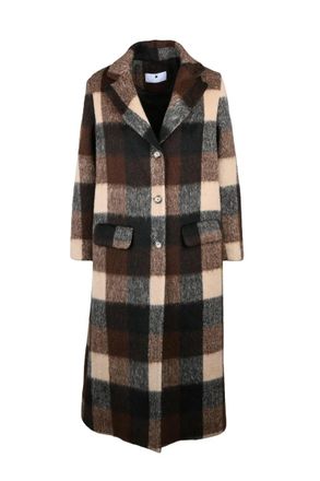 Olivier Horigamy Long Coat - Brown/Black