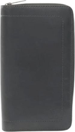 Louis Vuitton Pre-owned Wallets, male, Black, Size: ONE SIZE Pre-owned Vintage Long wallet (bi-fold)