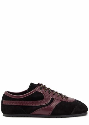 Dries Van Noten Dustin Panelled Suede Sneakers - Black - 41 (IT41/ UK8)