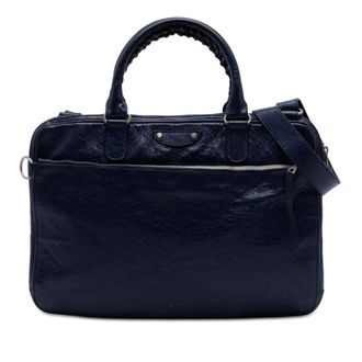 Balenciaga Pre-owned Balenciaga Lambskin Motocross Giant 12 Briefcase Unisex JM17KEQWVQ4W7BVX