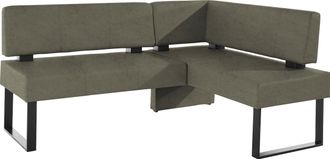 HOME AFFAIRE Eckbank »Oliver mit Metallgestell, Küchenbank« verschiedene Bezüge Cord Esszimmerbank OTTOs Choice