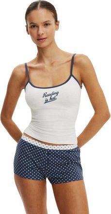 Cotton On Womens Dreamy Soft Longline Cami in Light Grey Marle at Nordstrom, Size Xx-Small