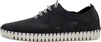 Eric Michael Womens Annie Whipstitch Detail Shoes In Navy