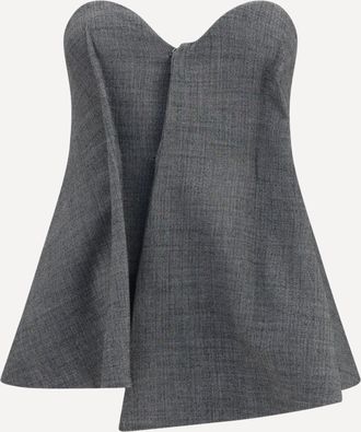 Magda Butrym Asymmetrical wool Corset Female 34