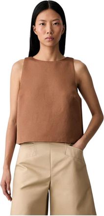 Ganni Donna, Top, Marrone, S, new