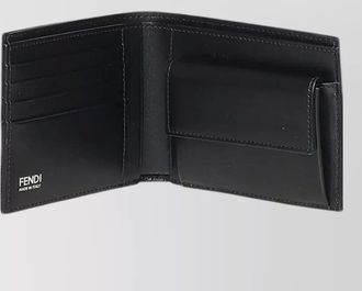 Fendi leather bifold wallet