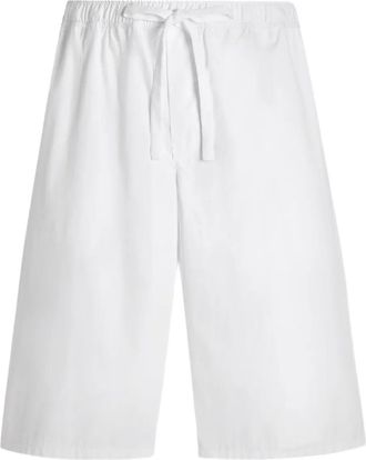 Dolce & Gabbana Shorts con applicazione logo - Bianco