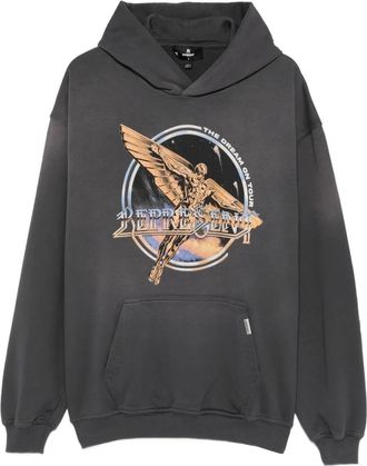 Represent Golden Tour graphic-print hoodie - men - Cotton - M - Grey