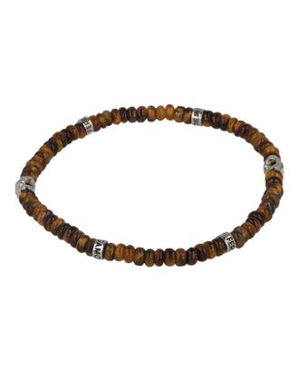 Ferragamo Medium Tiger Eye Beadstone Bracelet
