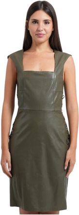 Fracomina Short Kleedjes - Dames - Korte kleedjes - Groen - L - Kleedjes