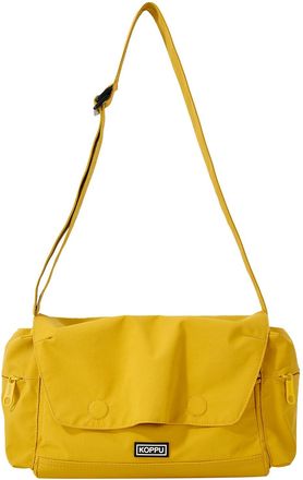 Generic Cymwer Casual Nylon Crossbody Bags Multi-pocket Sports Bag for Women Travel (Yellow)