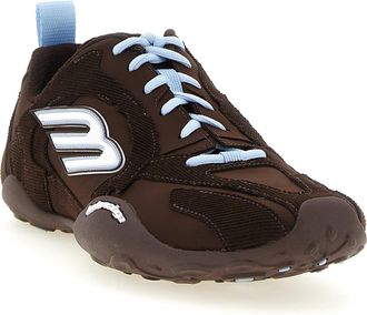 Balenciaga Mens Brown Polyester Athletic Sneakers