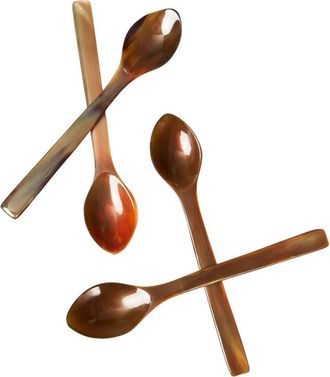 Be Home Horn Spoons - Set of 4 in Brown at Nordstrom