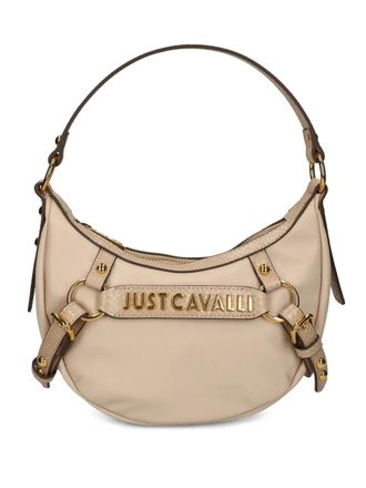 Just Cavalli logo-lettering cross body bag - Neutrals