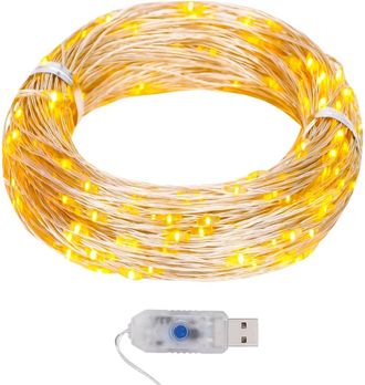 vidaXL Guirnalda De Micro Luces Led 40 M 400 Led Blanco C&aacute;lido Vidaxl