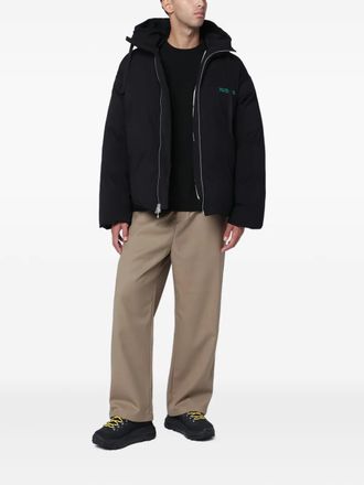 OAMC drawstring track pants - men - Wool/Polyester - L - Neutrals