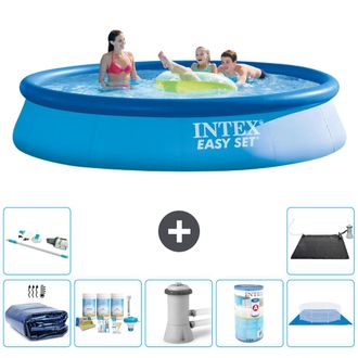 Intex Piscina Easy Set Redonda - 396x84 Cm - 7-piezas S30709