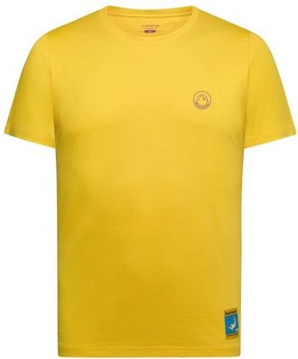 La Sportiva Climbing On The Moon T-Shirt f&uuml;r Herren | gelb