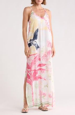Maaji Debbie Cover-Up Dress in Pink at Nordstrom Rack, Size Medium