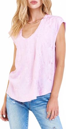 Dear John Denim Yanis V Neck Top In English Lavender
