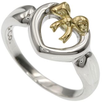 Tiffany & Co. Yellow Gold (18K) Silver Band Ring (Pre-Owned)