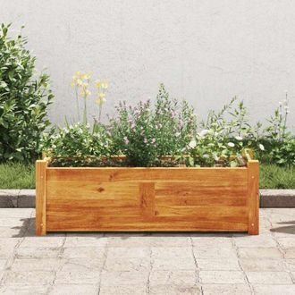 vidaXL Arriate De Madera De Acacia 76x27,6x25 Cm Vidaxl