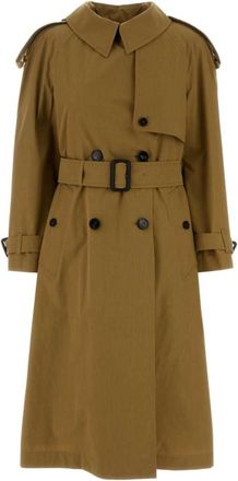 Burberry Brown Double Breasted Trench Coat