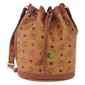 MCM Borsa a spalla Pre-owned Visetos - - Pre-owned - Donna - Marrone - ONE SIZE