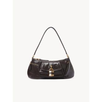 Chlo&eacute; The 99 Shoulder Bag In Croco-Effect Leather