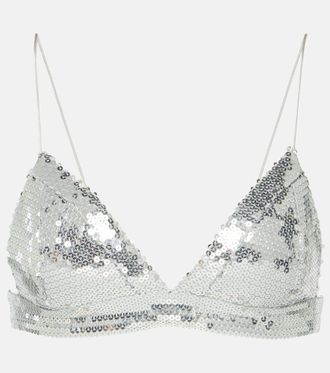 Alex Perry Bralette con paillettes